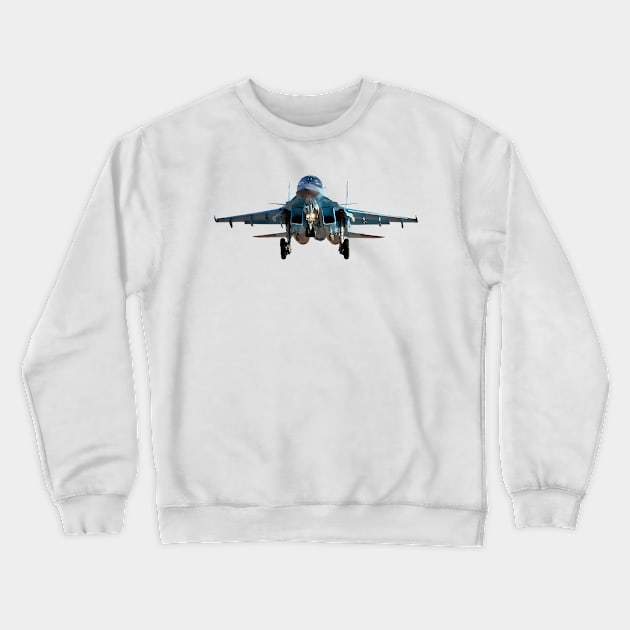 Su-34 Crewneck Sweatshirt by sibosssr